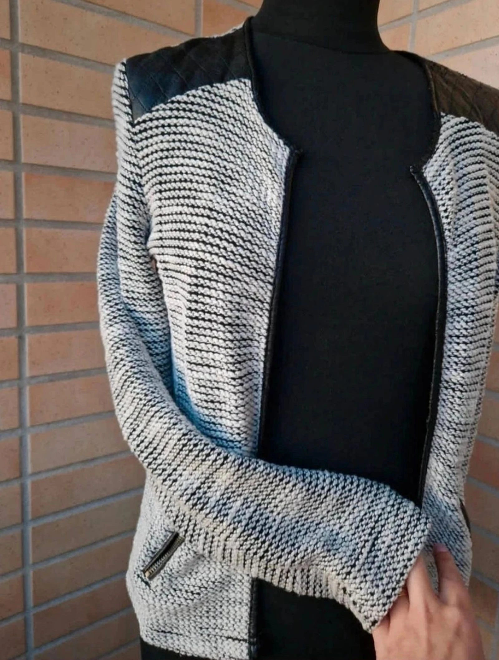 Casaco texturado | coat | manteau – photo 6